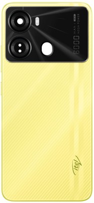 HQP for Itel P40 ( P662L ) [ With Volume + Power Key, Camera Glass and Camera Lens Cover ] Battery Back Door Replacement Back Panel(Luxurious Gold)