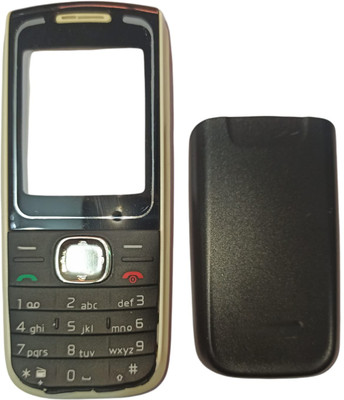 imbi Nokia 1650 Front Back Body With Keypad Front & Back Panel(Black)