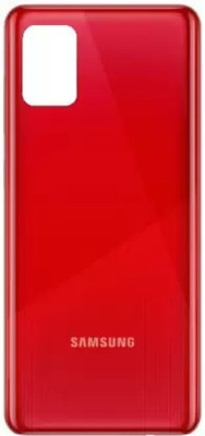 SRaccessories Samsung Galaxy A31 Back Panel(Prism Crush Red)