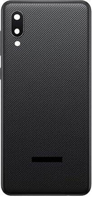 SPAREASP Samsung M02 (With Proper Logo and Side keys) Back Panel(Black)