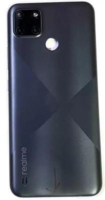 spareworld REALME C21Y Body Housing with REALME C21Y Back Panel(Black)