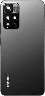 Kraze4blaze Xiaomi Mi 11i (Best Quality)(With Camera Lens)(With Proper Logo) Back Panel(Black)
