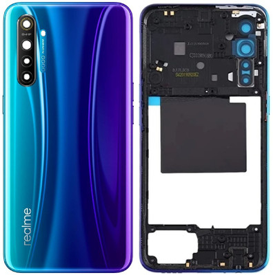 Sandreezz Realme XT (with Proper Logo) (With Middle Ring & Side Volume Power Buttons) Full Panel(Pearl Blue)
