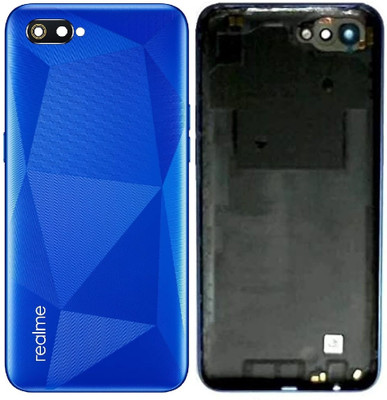 Sandreezz Realme C2 (with Proper Logo) (With Camera Lens & Side Volume Power Buttons) Back Panel(Diamond Blue)