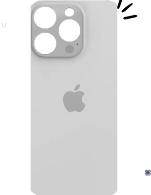 Shkiyo Apple IPhone 14 Pro Back Panel(White)