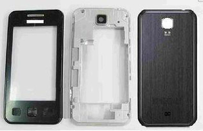 imbi Samsung C6712 Star II DUOS Front Back and Middle Body With Keypad Full Panel(Black)