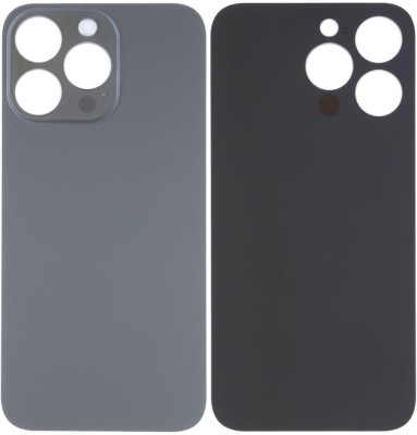 imbi Back Glass Door Apple iPhone 14 Pro (14Pro) Back Panel(Black)