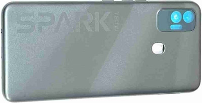 SRaccessories Tecno SPARK 7 (KF6 Back Panel((Magnet Black))