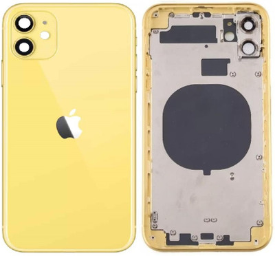 Sandreezz Apple iPhone 11 (With All & Side Volume Power Buttons) (Best Quality) Full Panel(Yellow)