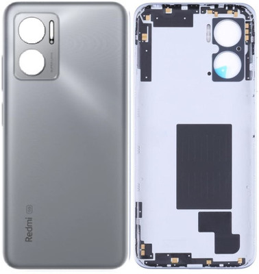 Sandreezz Xiaomi Redmi Note 11E (with Proper Logo) (with Side Volume Power Buttons) Back Panel(Silver)