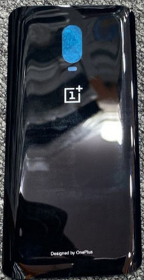 SRaccessories OnePlus 6T (Glass ) Back Panel(Black)