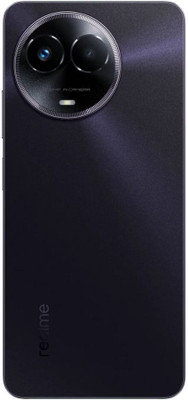KezeMize Realme 11 5G (With Camera Lens) (with Proper Logo) Back Panel(Midnight Black)