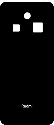 Tworld Xiaomi Redmi 14C 4G ( 2411DRN47C, 2409BRN2CA, 2409BRN2CG, 2409BRN2CY ) - Back Glass Replacement Back Panel(Midnight Black)