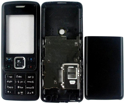 imbi Nokia 6300 Front Back and Middle Body With Keypad Full Panel(Black)