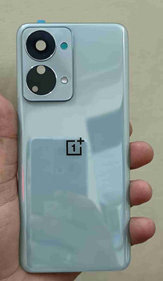 HNVIEW ONE PLUS NORD 2T WITH CAMERA LENS COMPATIBLE BACK GLASS Back Panel(Silver)