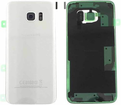 SPAREASP SAMSUNG Samsung Galaxy S7 Edge - White (With Lens) Back Panel(White)
