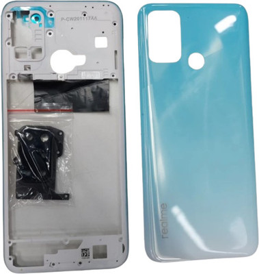 Sandreezz Realme 7i (with Proper Logo) (With Middle Ring Camera Lens & Side Volume Power Buttons) Full Panel(Fusion Blue)