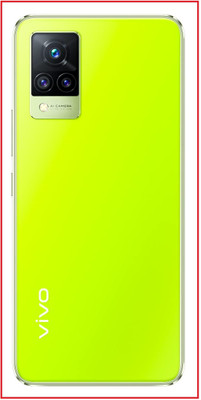 SAMTEK VIVO V21 5G (GLASS) WITH CAMERA RING GLASS Back Panel(NEON SPARK)