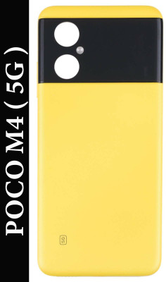 Purplesavvy POCO M4 ( 5G ) Back Panel(Yellow)