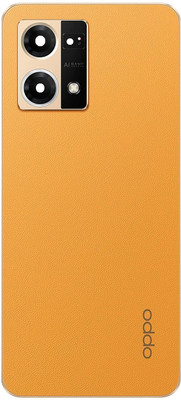 Kraze4blaze Oppo F21 Pro 4G (With Proper Logo) Back Panel(Sunset Orange)