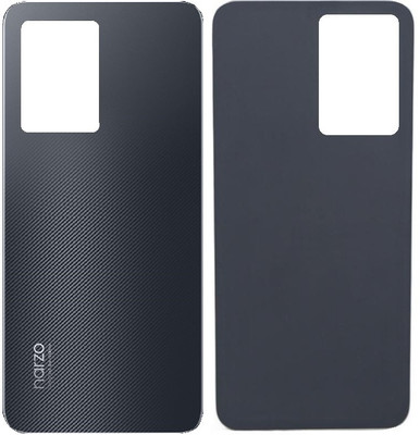 Sandreezz Realme Narzo 50 5G (Best Quality) (with Proper Logo) Back Panel(Hyper Black)