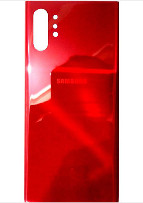 Sandreezz Samsung Galaxy Note 10 Plus (with Proper Logo) Back Panel(Aura Red)