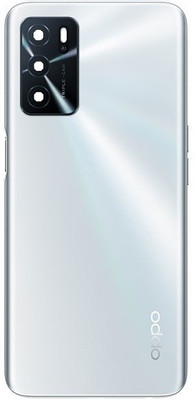 Sandreezz OPPO A16 (Housing Body) (Side Keys with Middle Body) (with Proper Logo) Back Panel(Space Silver)