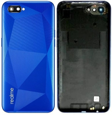 Sandreezz Realme C2 (with Proper Logo) (With Camera Lens & Side Volume Power Buttons) Back Panel(Diamond Sapphire)