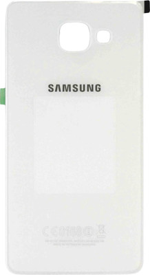 HQP for Samsung Galaxy A5 2016 ( SM-A5100, SM-A510F, SM-A510M, SM-A510Y, SM-A510FD ) [ Brand LOGO + Pre Installed Adhesive Tape ] Battery Back Glass Door Replacement Back Panel(White)