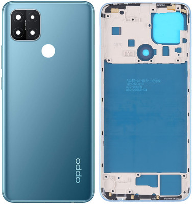 Flipkart SmartBuy OPPO ( A15 ) With Middle Ring + Camera Lens Body & Volume Power Buttons Back Panel(Mystery Blue)