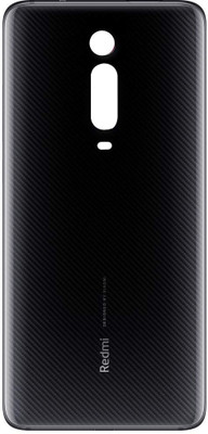 HQP for Xiaomi Redmi K20 / Redmi K20 Pro / Mi 9T / Mi 9T Pro - [ With Brand LOGO & Pre Installed Adhesive Tape ] Battery Back Glass Door Replacement Back Panel(Carbon black)