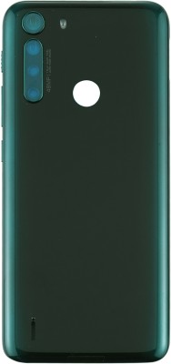 HQP for Motorola One Fusion ( XT2073-2 ) [ With Volume + Power Key and Camera Glass ] Battery Back Door Replacement Back Panel(Emerald Green)