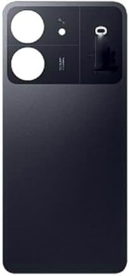 SPAREASP Redmi Poco C65 (With Proper Logo) Black Back Panel(Black)