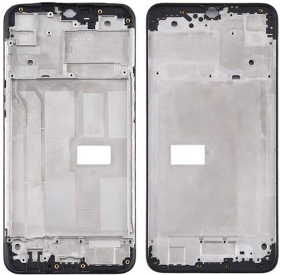Unique4Ever realme 3 Front Housing LCD Frame Bezel Plate Front Panel(Black)