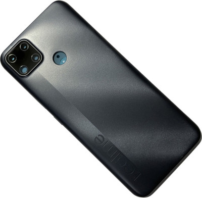 Unique4Ever Realme C25 With Side Volume & Power Buttons Camera Lens Back Panel(Water Grey)