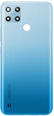 KezeMize Realme C25Y (Best Quality)(With Proper Logo) Back Panel(Glacier Blue)