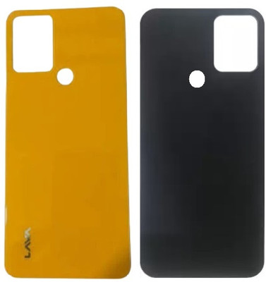 Sandreezz Lava Blaze 4G (Glass) (Best Quality) (with Proper Logo) Back Panel(Orange)