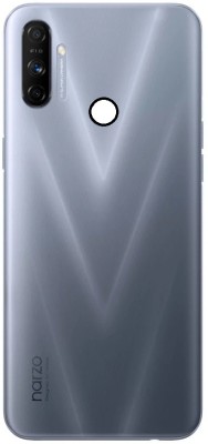 FLOUNDER REALME NARZO 20A With Camera Lens & Side Volume Power Buttons Back Panel(Glory Silver)