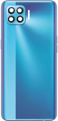imbi Oppo F17 Pro With Side Frame, Power And Volume Button Camera Glass Full Panel(Blue)
