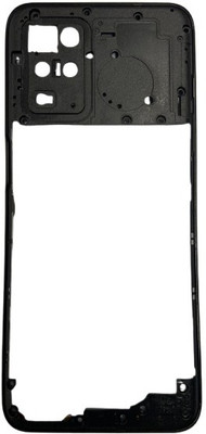 Tworld Realme 9 5G (India) ( RMX3388 ) Middle Ring Chassis Frame Digitizer Panel(Meteor Black)