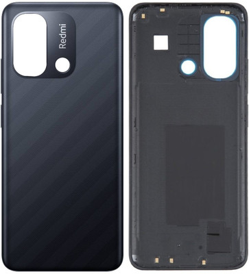 Unique4Ever Redmi 12C Back Panel(Matte Black)