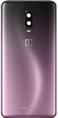 VALIDi OnePlus 6T (Glass) with Camera Cover Lens Back Panel(Thunder Purple)