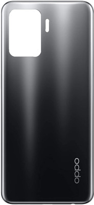 Kraze4blaze Oppo F19 Pro (With Proper Logo) Back Panel(Fluid black)