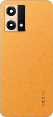Purplesavvy Oppo F21 Pro (4G) With Camera Ring Lens Back Panel(Sunset Orange)