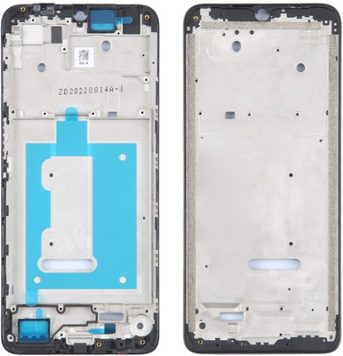 MAXOUT Motorola Moto E22 Front Housing LCD Frame Bezel Plate Front Panel(Black)