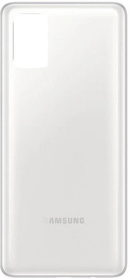 Sandreezz Samsung Galaxy M51 (with Proper Logo) Back Panel(Celestial White)