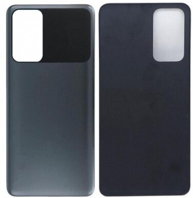 KezeMize Xiaomi Poco M4 Pro 5G (Best Quality)(With Proper Logo) Back Panel(Black)