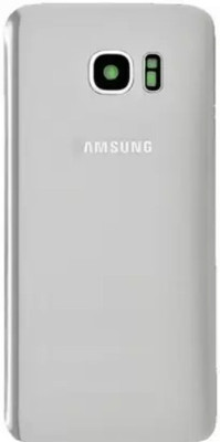 SRaccessories Samsung Galaxy S7 Edge (With Camera lens) Back Panel(Silver)