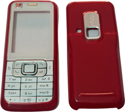 imbi Nokia 6120 (Old Model) Front Back Body With Keypad Front & Back Panel(Red)
