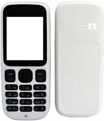 imbi Nokia 100 Mobile Phone Panel Front Back Body With Keypad Front & Back Panel(White)